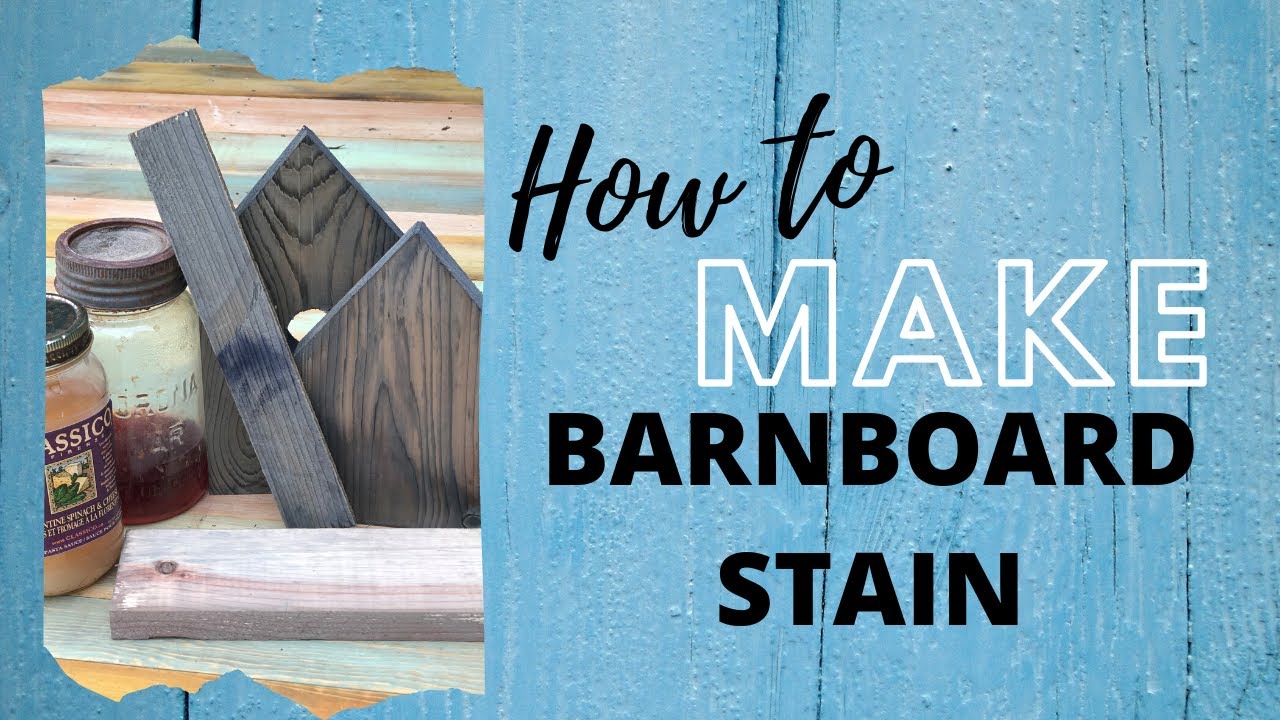 Barnboard Stain - Wood Oxidization