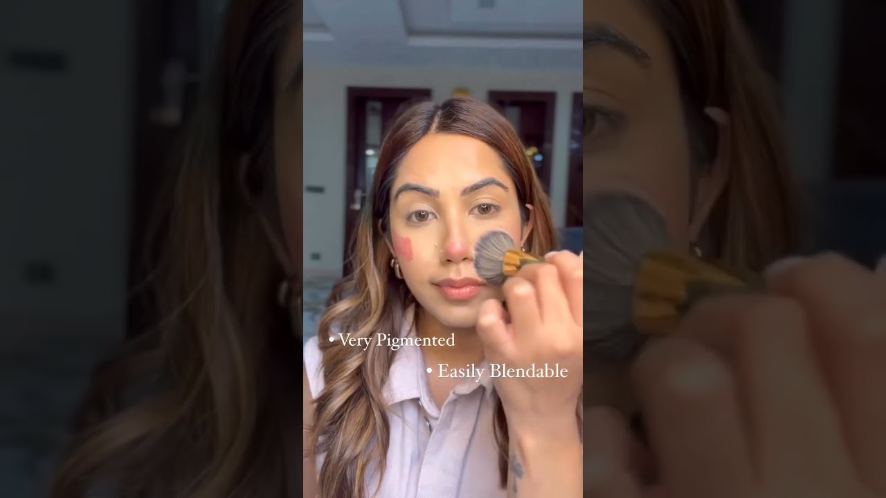 Rare Beauty Cream Blush | Makeup Review | PopXo Beauty #Shorts