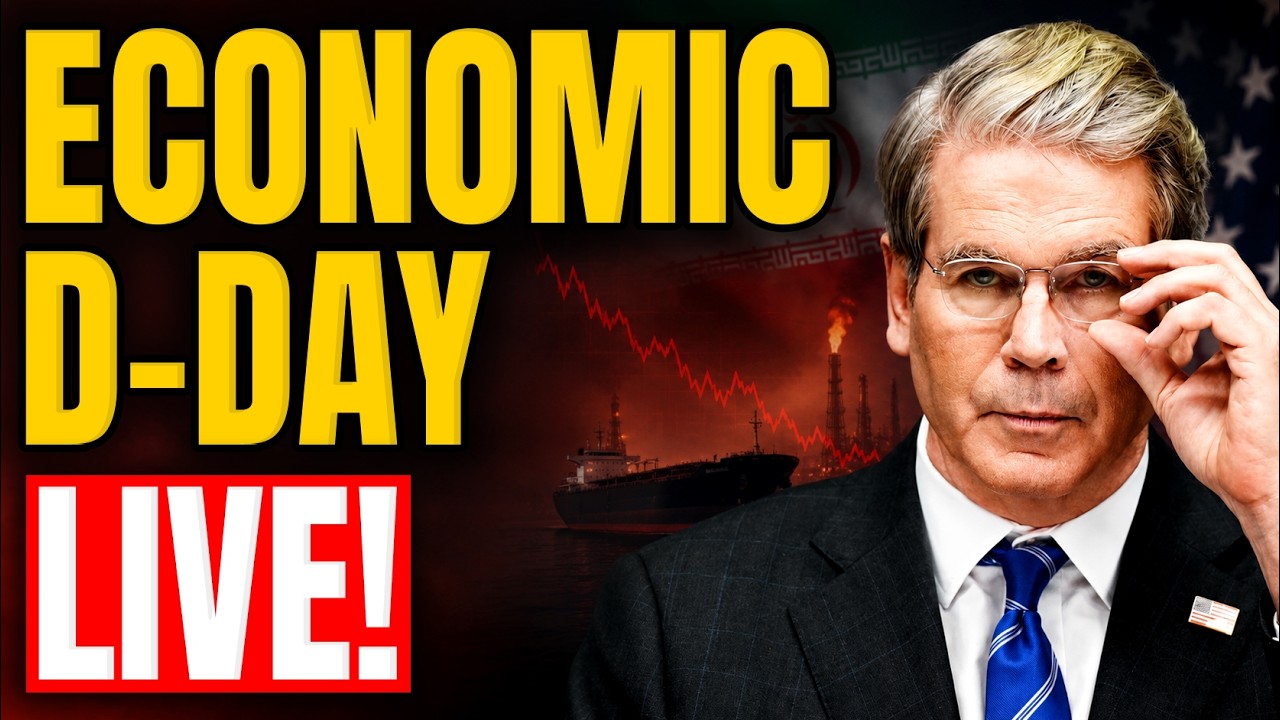 Bessent Speech LIVE! IRAN ECONOMIC D-DAY Announcement (Live Day Trading)