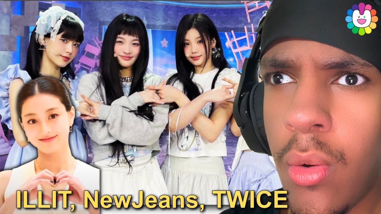 Reacting To K-Pop For The First Time! (ILLIT, NewJeans, TWICE)