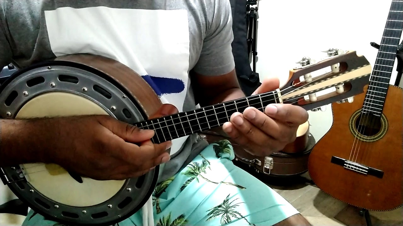 ME ENGANA QUE EU GOSTO - MARQUINHOS SATÃ ( AULA DE BANJO )