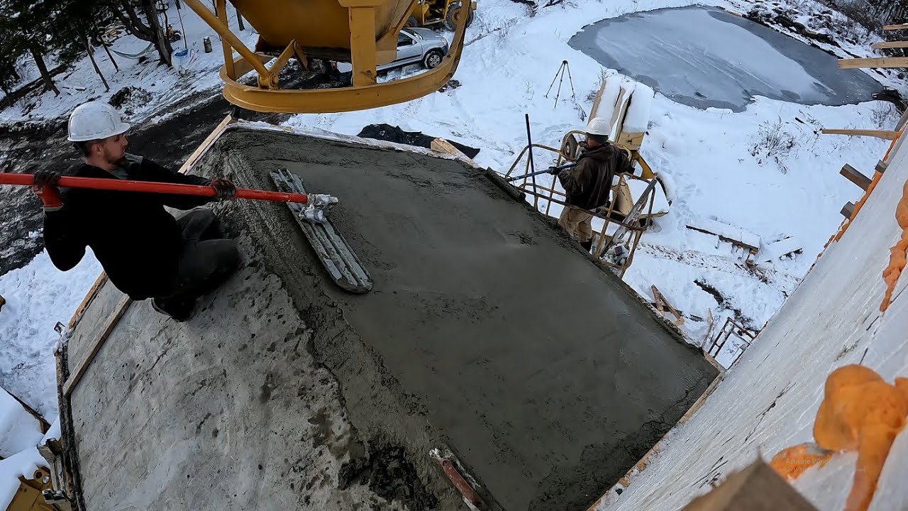 Building my ICF house part 12 : Concrete Roof