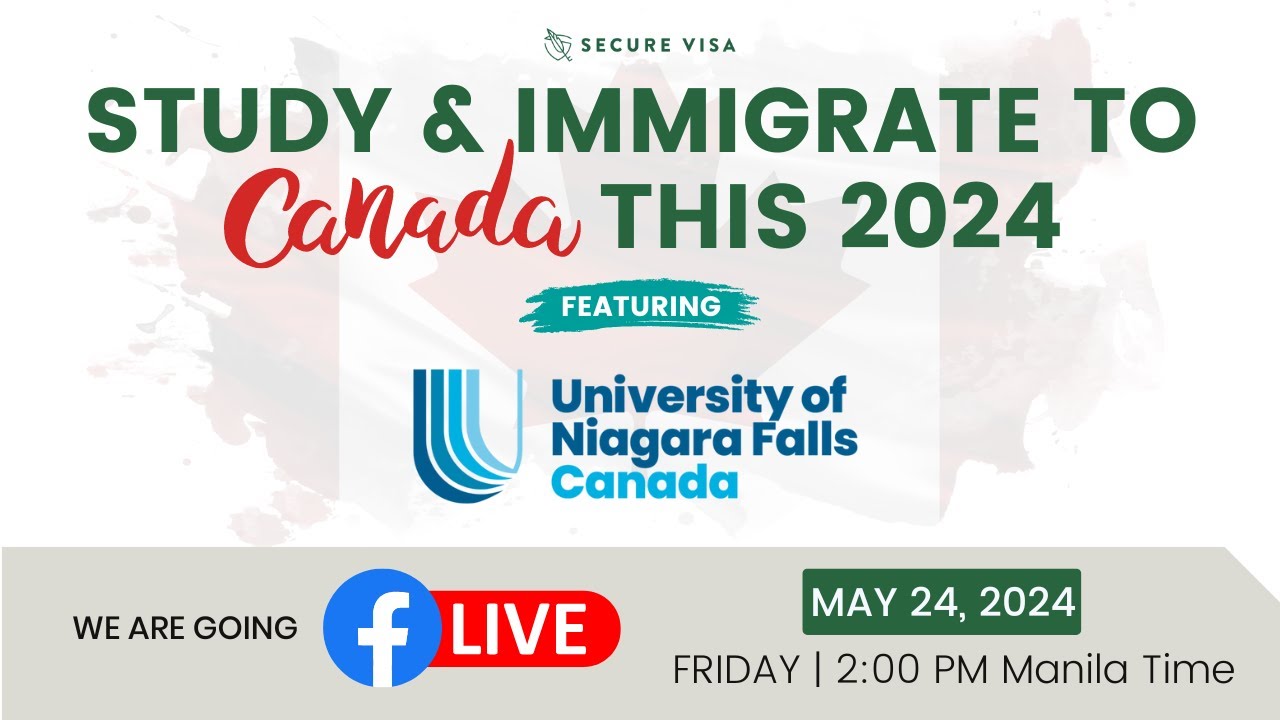 STUDY at UNIVERSITY OF NIAGARA FALLS CANADA and MIGRATE this 2024