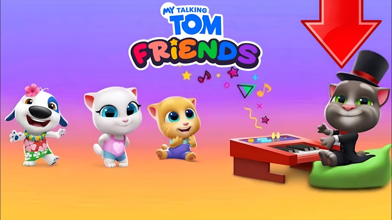 🤵🎶😺 My Talking Tom Friends ( happy musician ) NEW Gameplay ¿ Best Funny ?