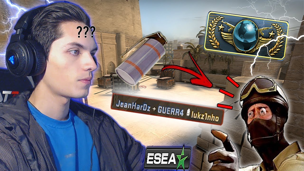 MATEI O ADVERS&Aacute;RIO COM A SMOKE !!! ☠️ JEANHARD EM BUSCA DO RANK ESEA #7 | CS:GO | vreecase.com