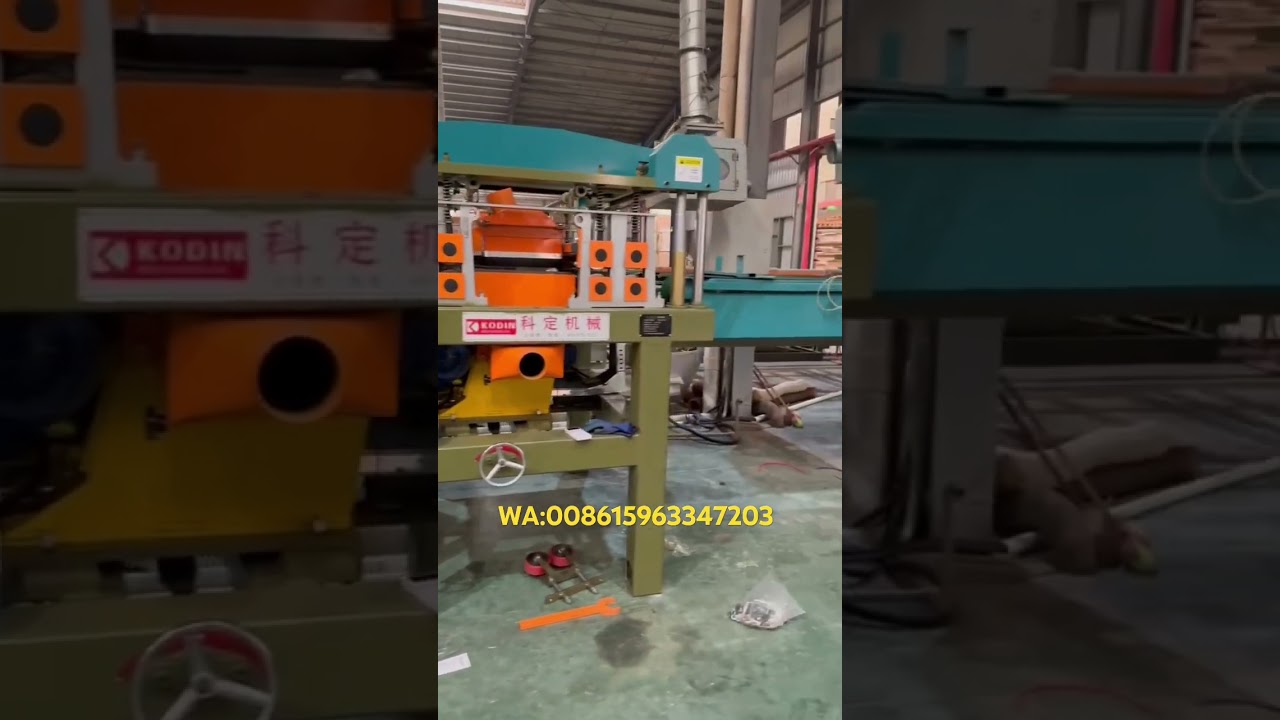 Plywood Automatic edge cutting saw