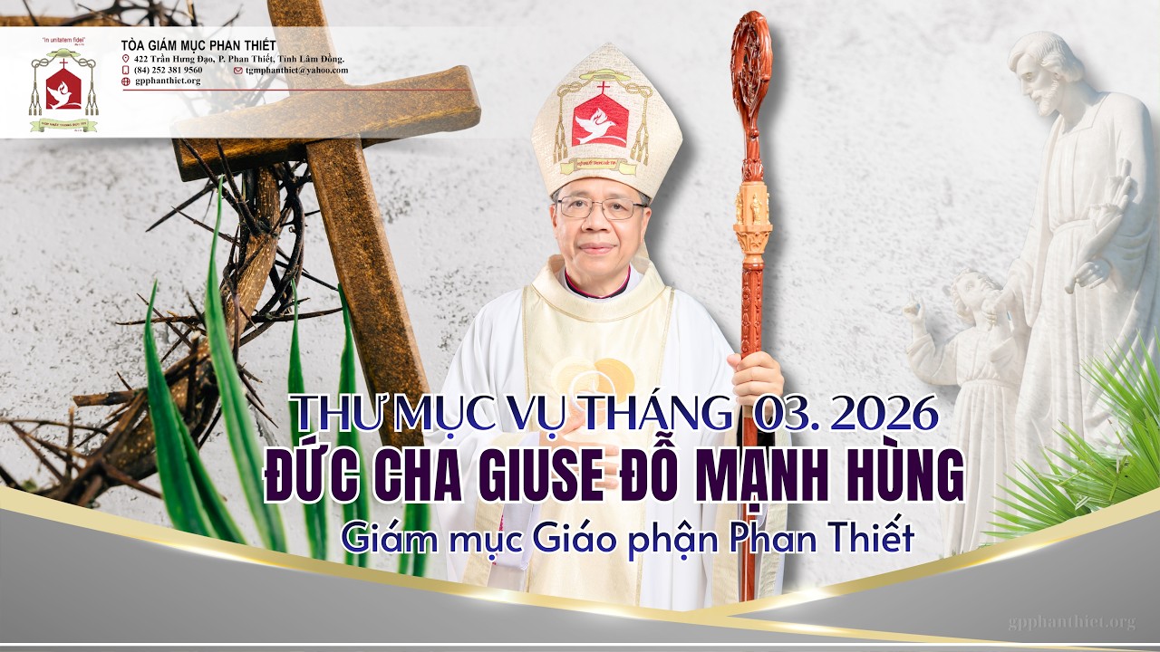 Thư Mục Vụ Tháng 3 Năm 2026 - Gíao Phận Phan Thiết