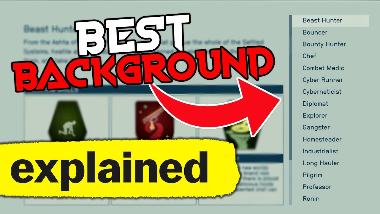 BEST Background In Starfield - ALL Backgrounds Explained In Starfield