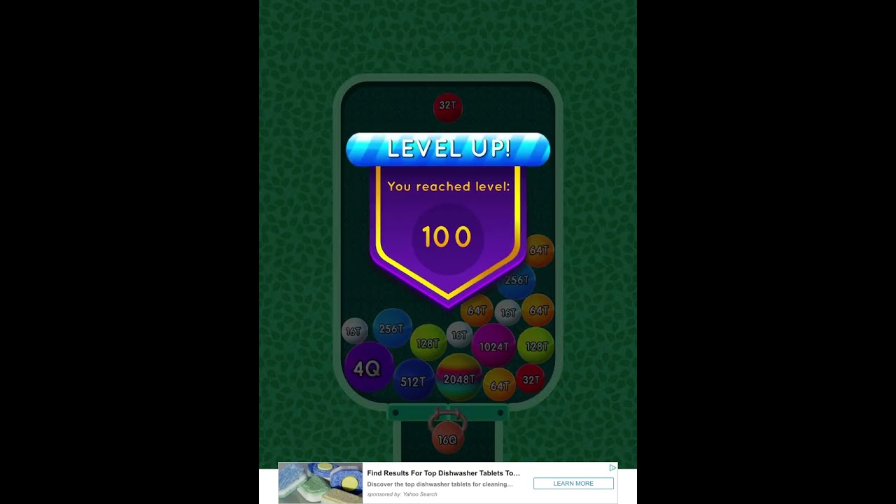I reach level 100 in 2048 Balls 3D | @zdoh-AMBITION2026