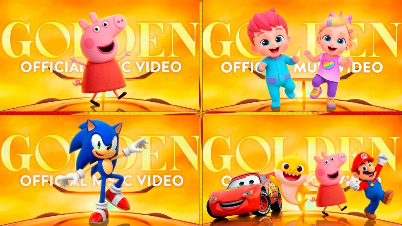 GOLDEN PAPA PIG🆚GOLDEN BEBEFINN🆚GOLDEN SONIC🆚PEPPA PİG [GOLDEN MEGA BATTLE]#29