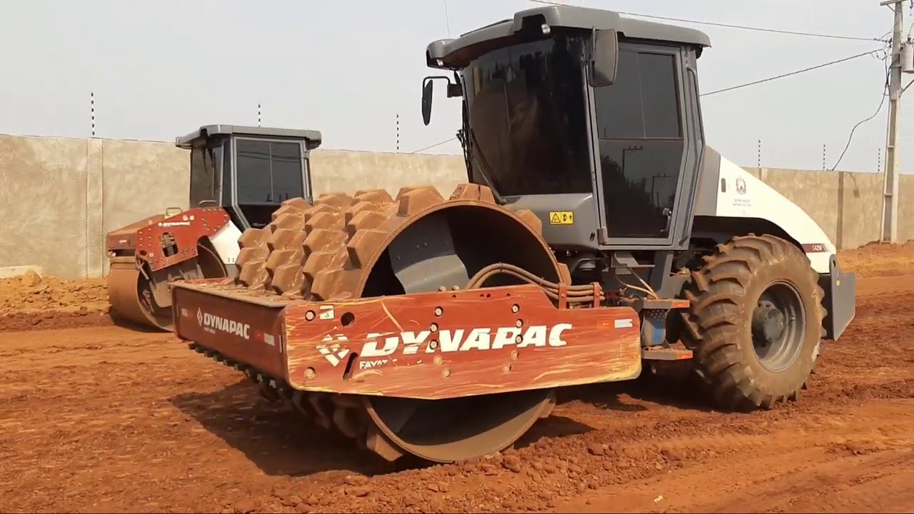 Tratamento e Compactação Sub-base/185 CASE/CA25/VAP70/RG140 New Holland.