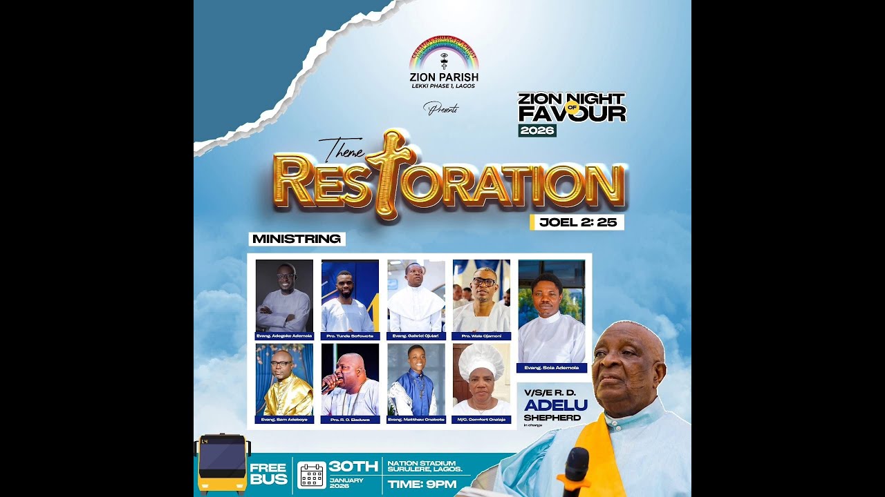 Zion Night Favour 2026 - Theme: Restoration