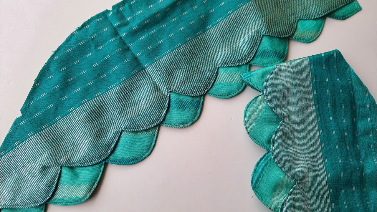 Simple and easy double cap sleeve design | Simple method cap sleeves stitching || sleeves designs