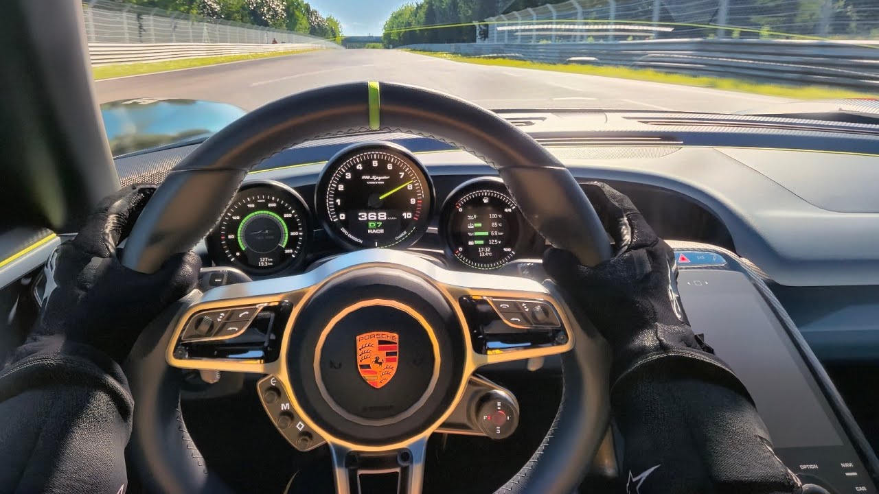 Many accidents on the Nordschleife while driving my Porsche 918 V8 Spyder with 994 hp.