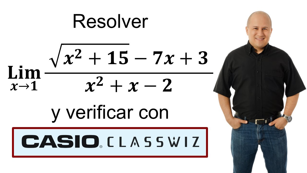 Límites algebraicos | Ej. 23 #julioprofe y #casio