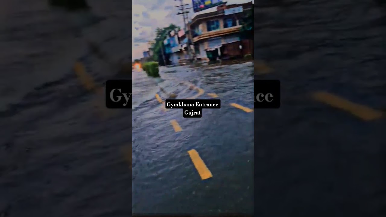Flood in Gujrat 2025 #viralvideo #flood
