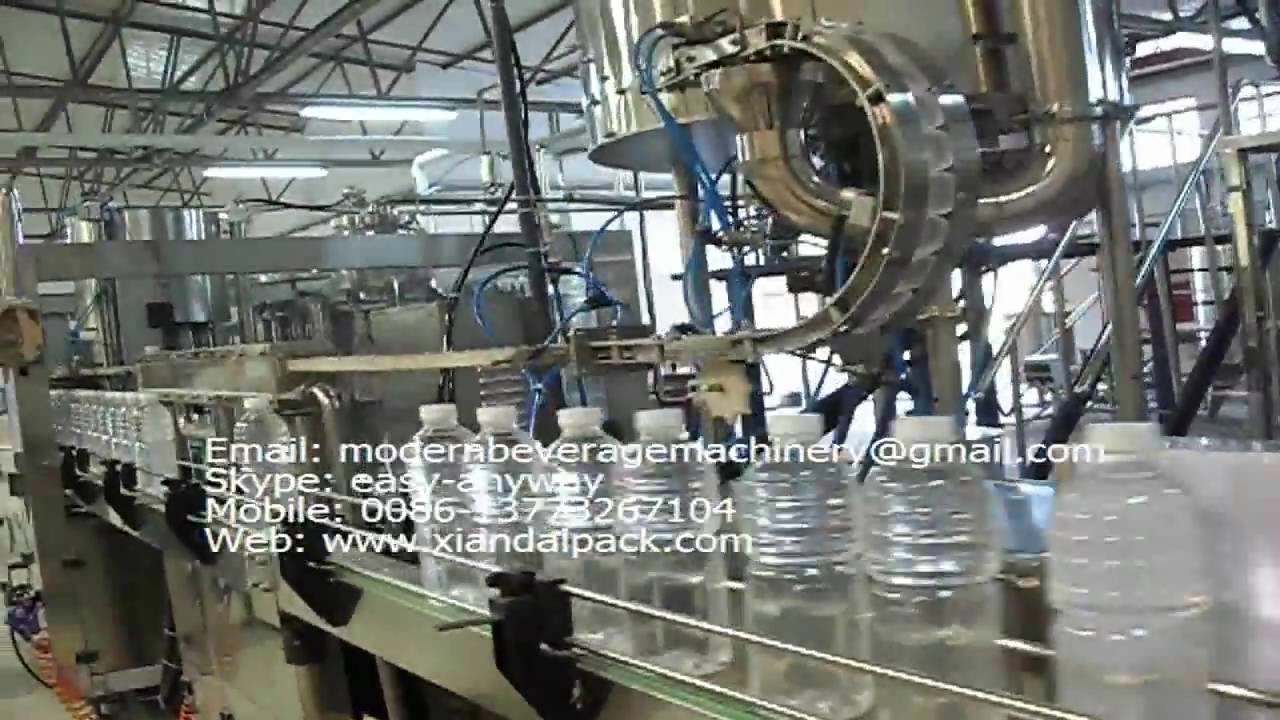 Juice hot filling machine, juice filling plant process, bottle juice production line