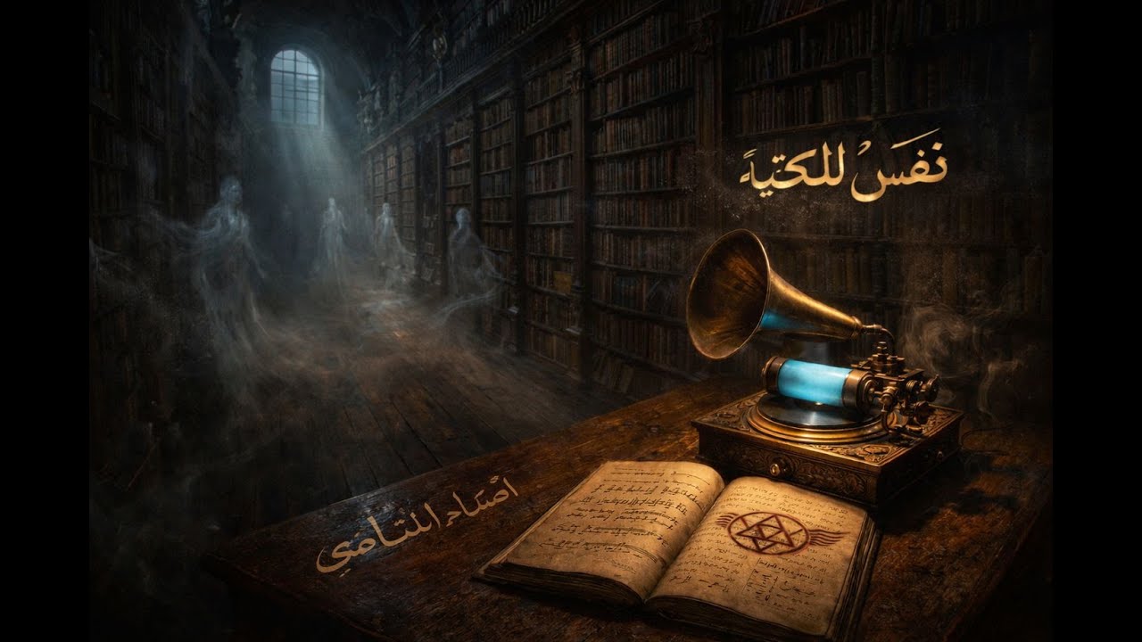 نَفَسُ المكتبة  لغز الاسطوانات الزرقاء