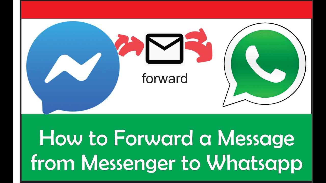 How to Forward a Message from Messenger to Whatsapp