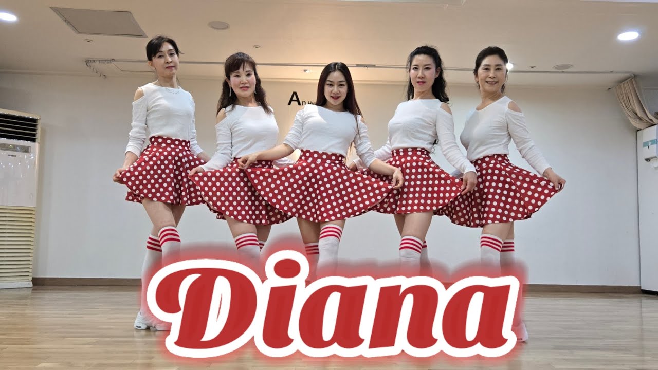 Diana Line dance (Demo) | Absolute Beginner | 다이아나 라인댄스 | 초급라인댄스