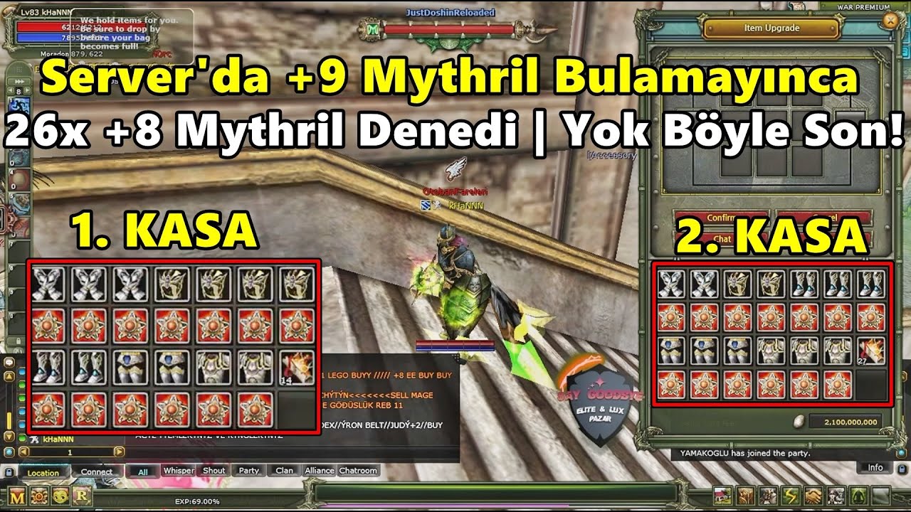 +9 Mythril Set İçin | 26 Adet +8 Mythril Denedi | Hiç Beklemediği Son Gerçekleşti! | Knight Online