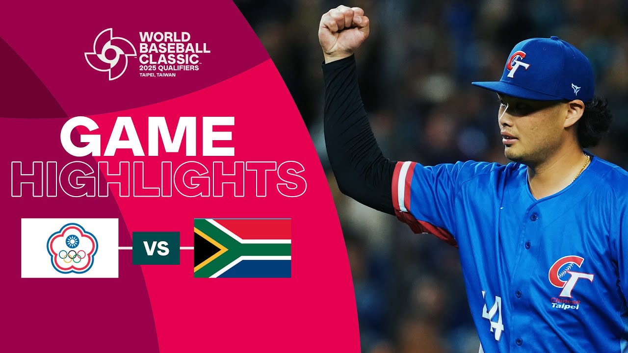Chinese Taipei vs. South Africa | 2025 World Baseball Classic Qualifier Highlights