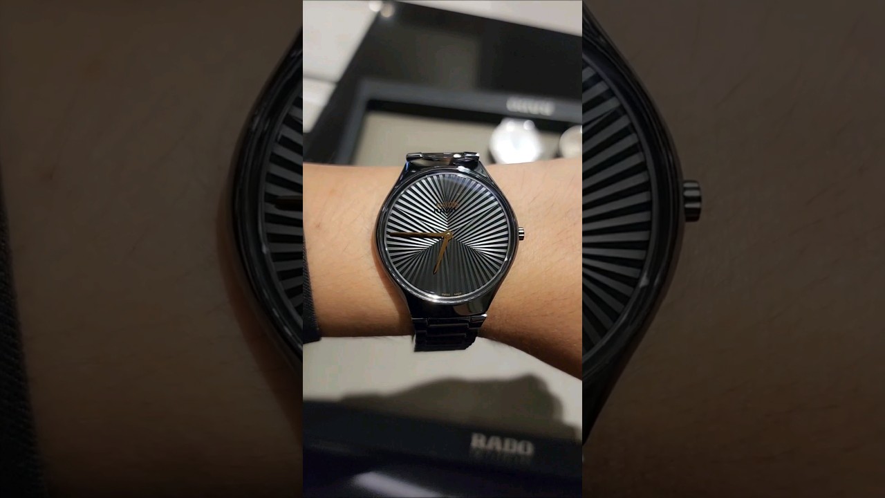 #RADO True Round Thinline X Great Gardens Of The World#Central MegaBangna#High-Tech Ceramic