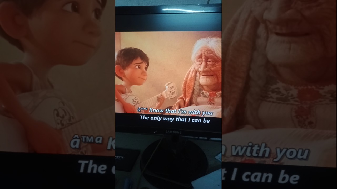 Remember me from Coco Miguel and Mama Coco#coco#oscar#animation#disney#movie#rememberme#music#song