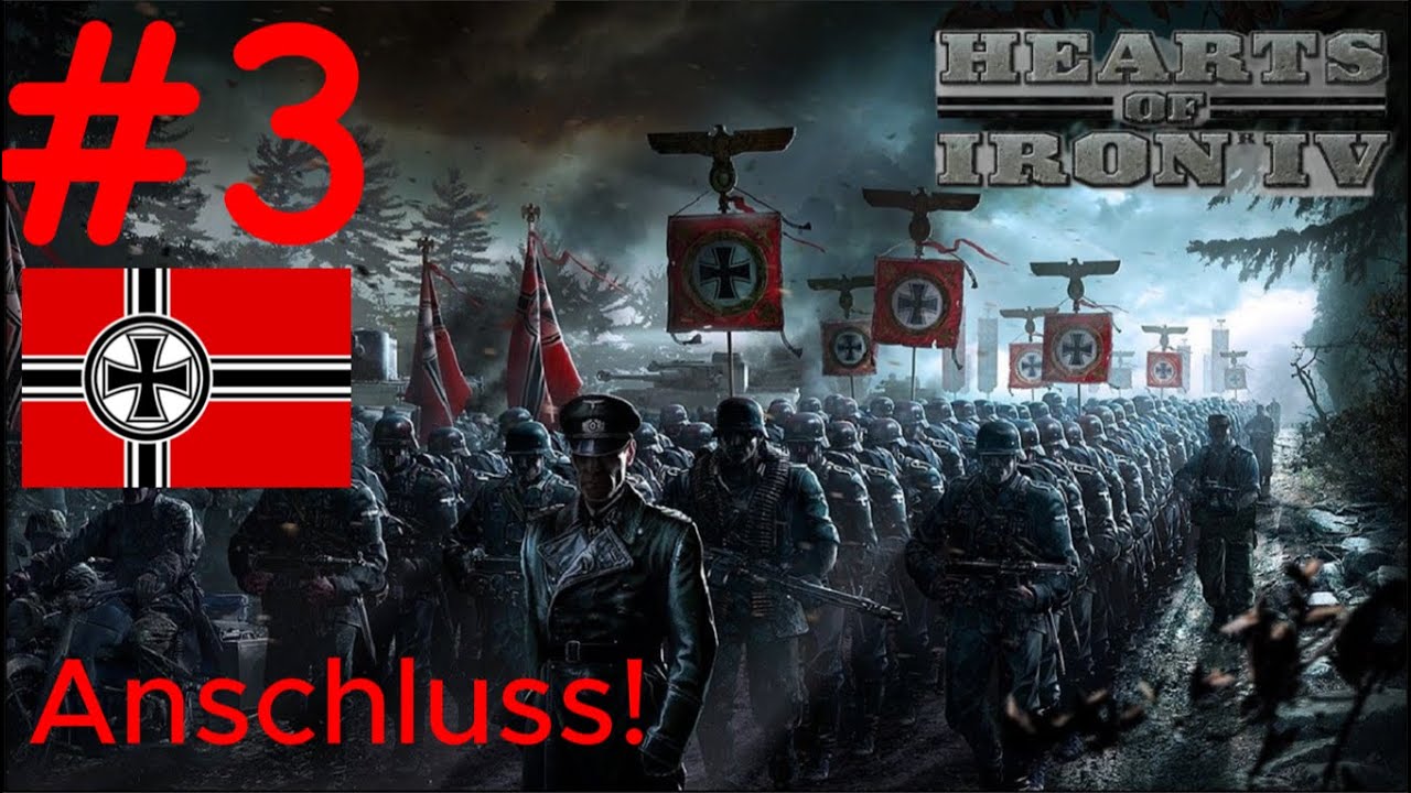 Hearts of Iron 4 - Německo #3 Anschluss Rakouska