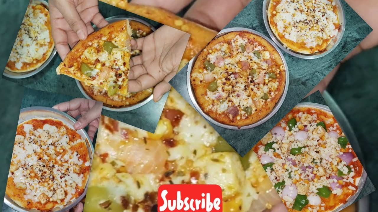 Homemade pizza 🍕 recipe। Domino's style pizza at home। बिना ओवन के आसानी से घर पर बनाए pizza 🍕👌।