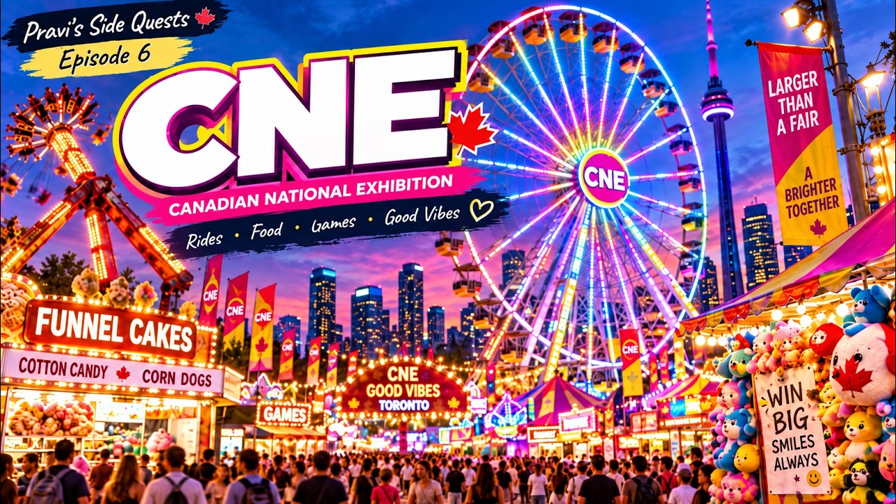 I Won a Prize at CNE! 😂🎯 | Toronto CNE 2026 Vlog | Pravi's Side Quests EP 6