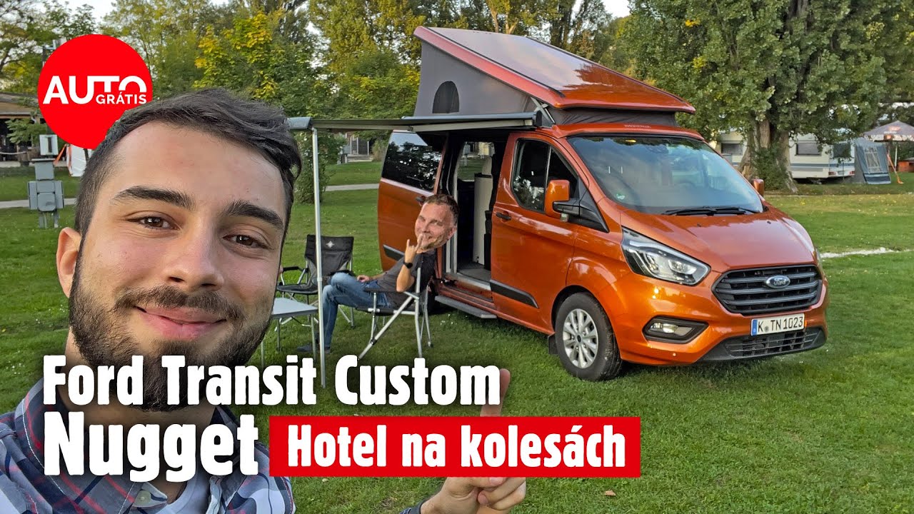 Ford Transit Nugget: Toto je kuchyňa, spálňa, obývačka, kúpelňa, WC a krytá terasa na kolesách 🚍