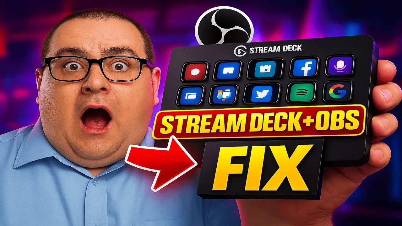 Мой новый плагин мгновенно исправляет ошибки в вашем Stream Deck в OBS Studio 32 (обновление 2025...