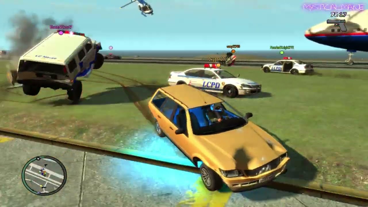 GTA IV - PC - Busted! Mysticalmane as crook (Multiplayer Forum Event, GTRF - 6/19/22)