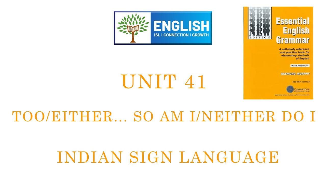 Essential English Grammar Unit 41