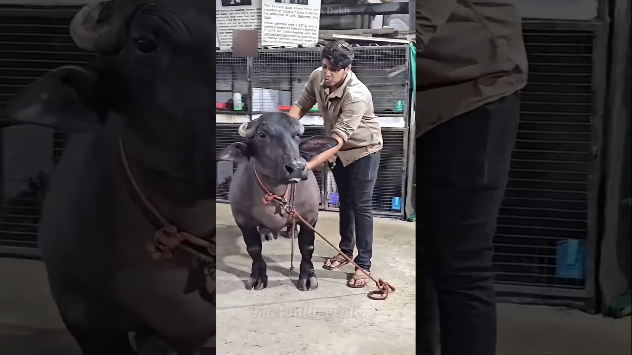 दुनिया की सबसे छोटी भैंस | Smallest Buffalo In The World #shorts #trending