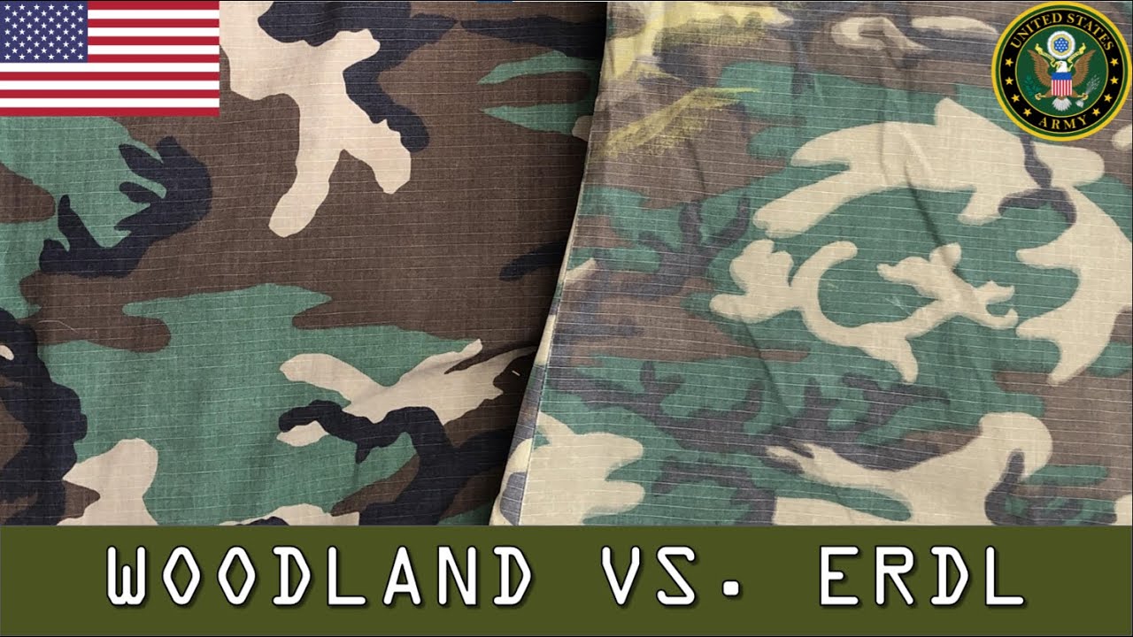 What’s the Difference? ERDL vs Woodland Camo Comparison