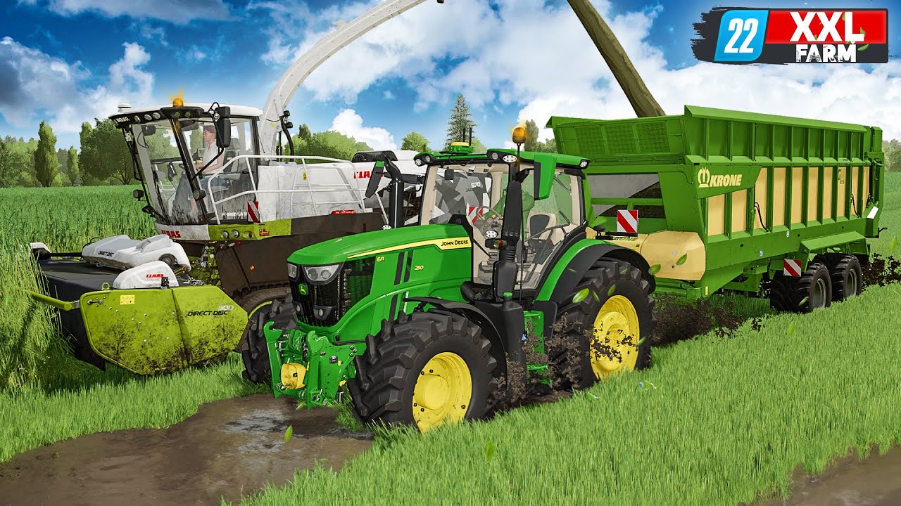 LS22: SCHLAMMSCHLACHT in der Gr&uuml;nroggen-Ernte! | XXL Farm 2 #20 | FARMING SIMULATOR 22