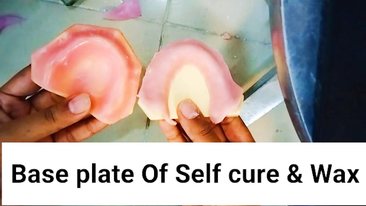 Step #02 Base plate formation//How to make base plate from self cure and wax