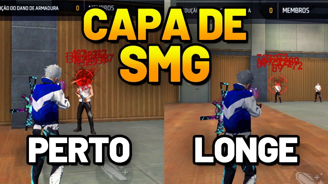 MELHOR TÉCNICA PARA DAR CAPA DE SMG DE PERTO E DE LONGE (Handcam) | FREE FIRE MOBILE
