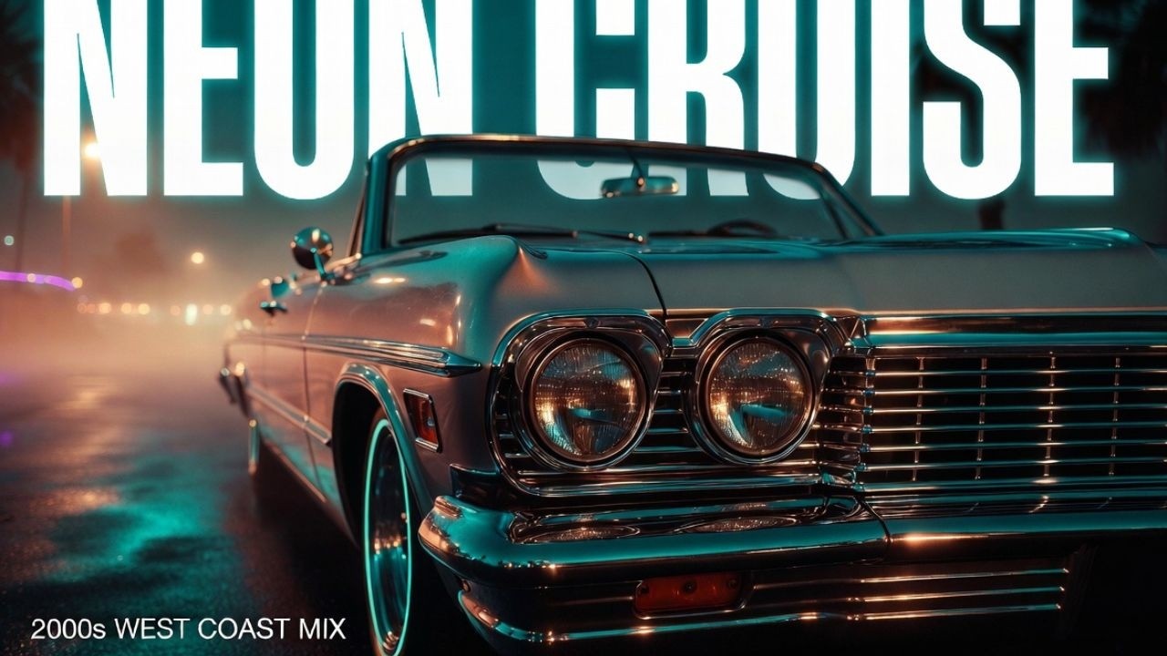 NEON BOULEVARD CRUISE — 2000s West Coast Hip Hop Mix (Smooth Bass • Nonstop Ride)