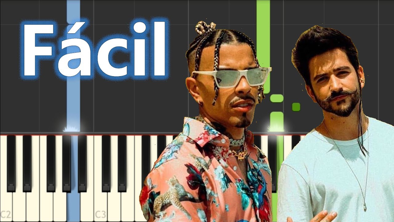 Tattoo - Rauw Alejandro & Camilo/Piano Tutorial(Facil)/Synthesia