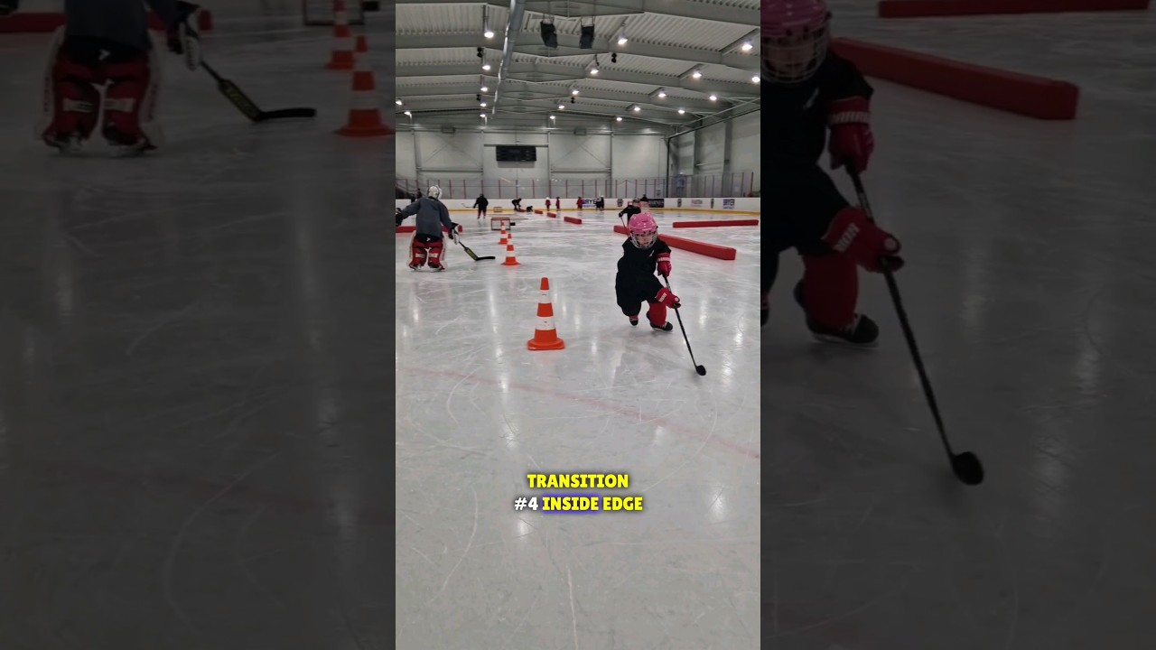 Next 7 Basic Skating Drills for U6 - U10 age group ⛸️ #hockey #skating #kidshockey #hockeydrill