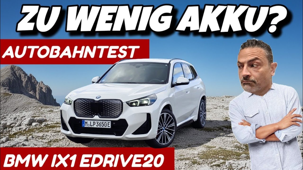 Akku zu klein? BMW iX1 eDrive20 Autobahnreichweite & Ladetest #ev