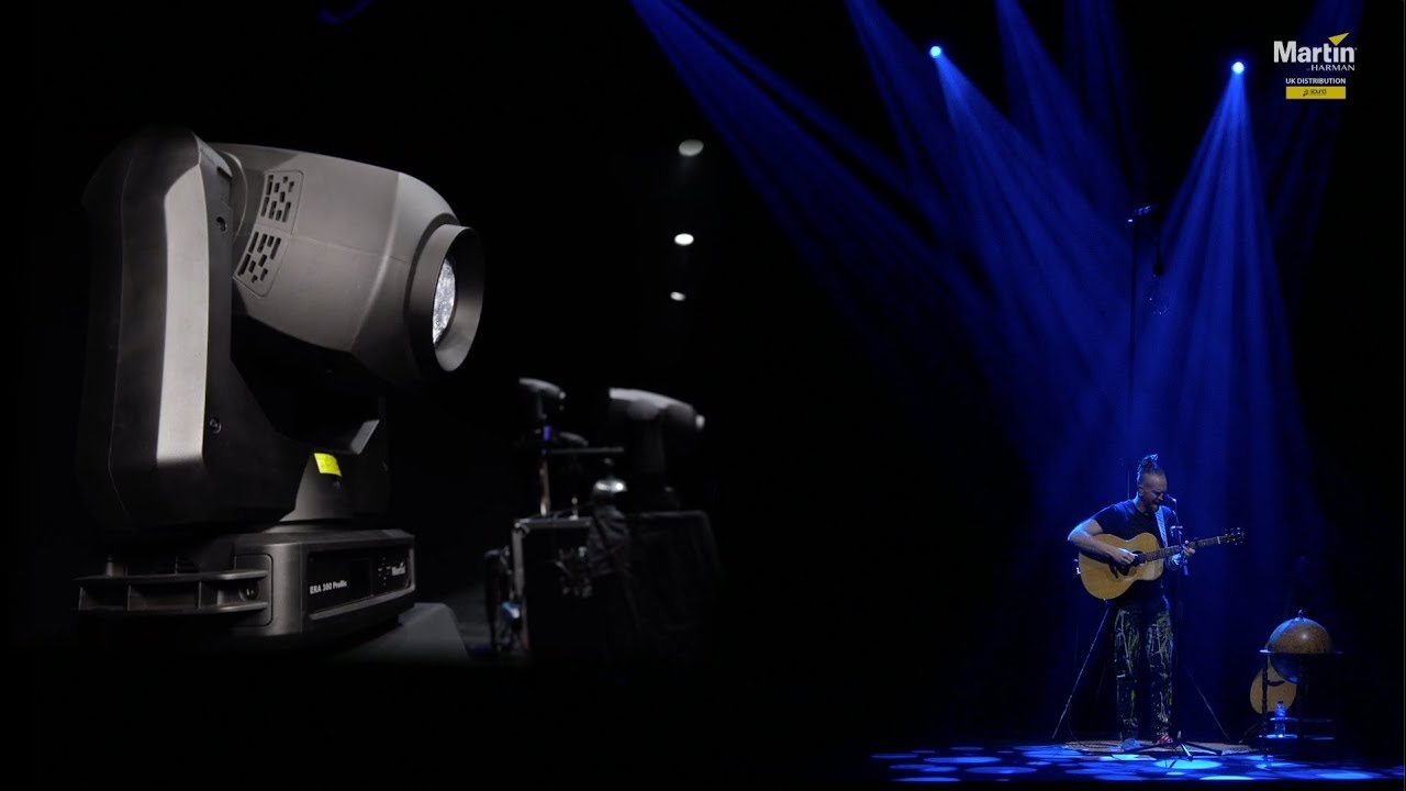 Martin ERA 300 Profiles on tour with Newton Faulkner via Martin's Lights Ltd