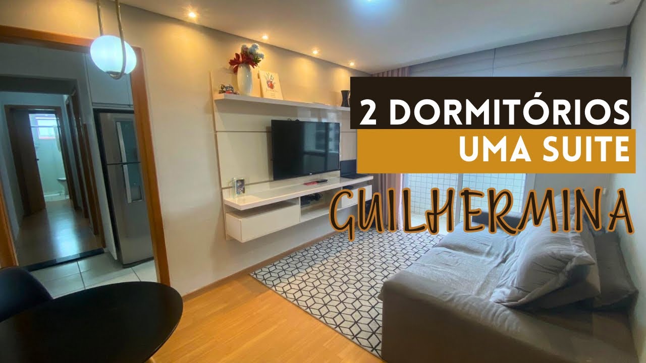 [141] APARTAMENTO 2 DORMITÓRIOS 1 SUÍTE NO BAIRRO GUILHERMINA MOBILIADO 