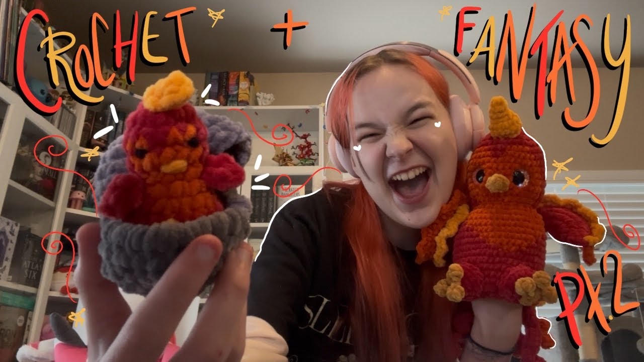 She Has A WHAT WHERE?! | Fantasy Crochet Vlog | SawyersWackyArt