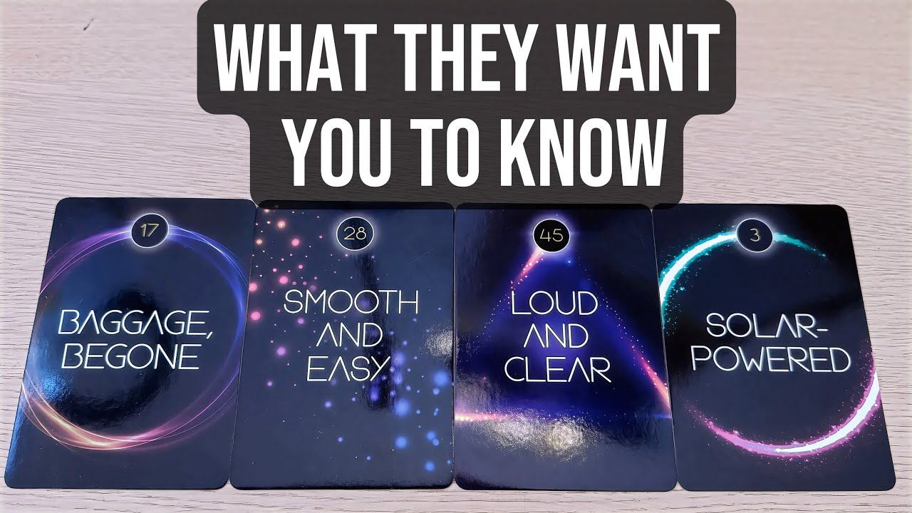 🔮 What They Want You to Know | Their Feelings + Messages | Pick A Card Tarot Reading