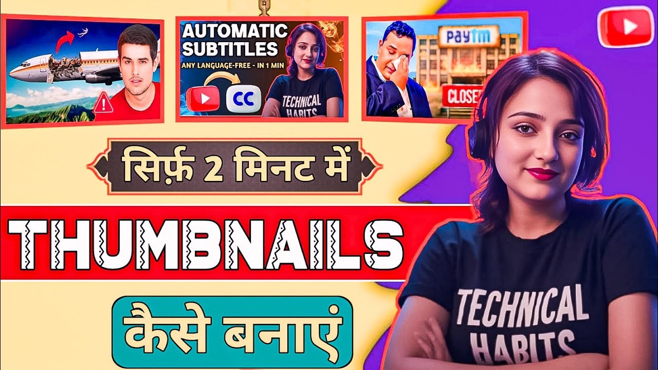 Thumbnail kaise banaen | youtube thumbnail kaise banaye | How to make thumbnails for youtube videos
