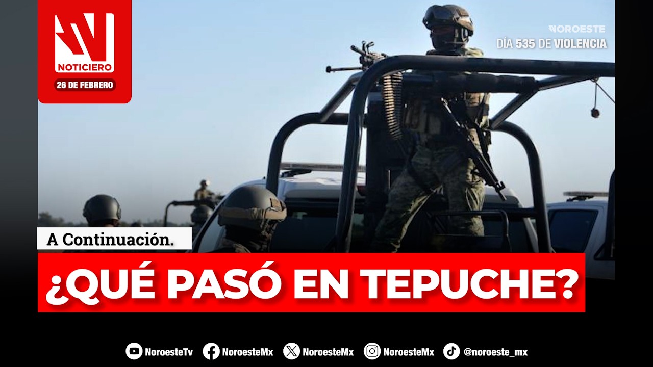 🔴 EXPLOSIONES Y ENFRENTAMIENTOS | Se registran ataques en Tepuche, al norte de Culiacán